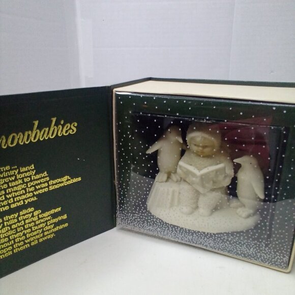 Department 56 Winter Tales Snowbabies Read Me A Story Figurine Christmas - Picture 15 of 15